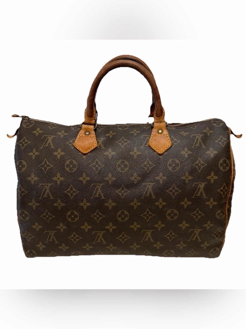 Louis Vuitton Speedy 30 Monogram Satchel in Brown